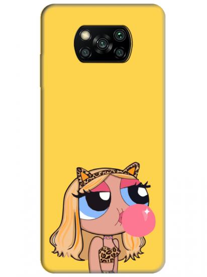 Poco X3 NFC Powerpuff Girls Sarı Telefon Kılıfı