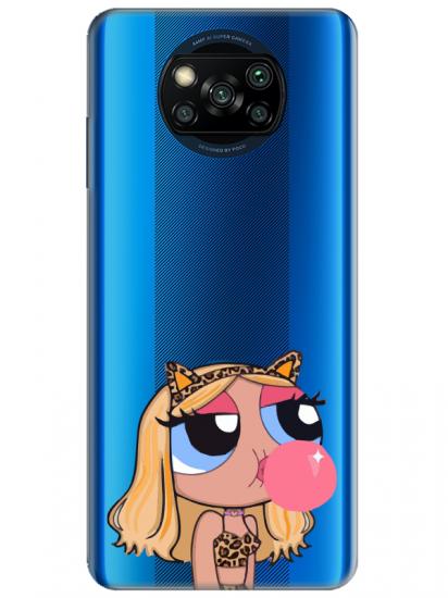 Poco X3 Pro Powerpuff Girls Şeffaf Telefon Kılıfı