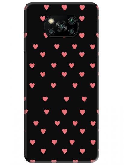 Poco X3 Pro Minik Kalpler Siyah Telefon Kılıfı