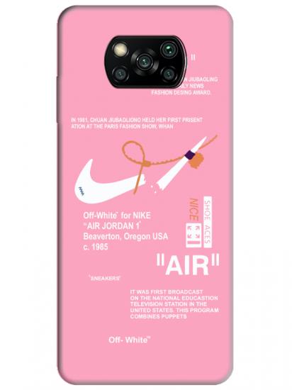 Poco X3 Pro Nike Air Pembe Telefon Kılıfı