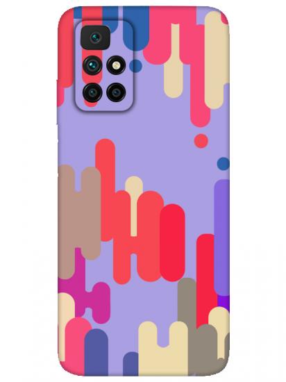 Redmi 10 Pop Art Lila Telefon Kılıfı