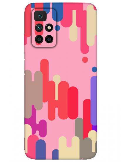 Redmi 10 Pop Art Pembe Telefon Kılıfı