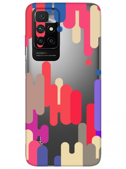 Redmi 10 Pop Art Şeffaf Telefon Kılıfı