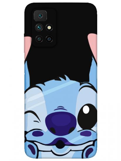 Redmi 10 2022 Stitch Siyah Telefon Kılıfı