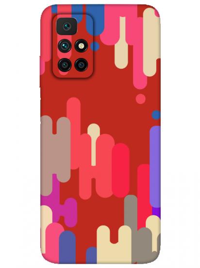 Redmi 10 2022 Pop Art Kırmızı Telefon Kılıfı