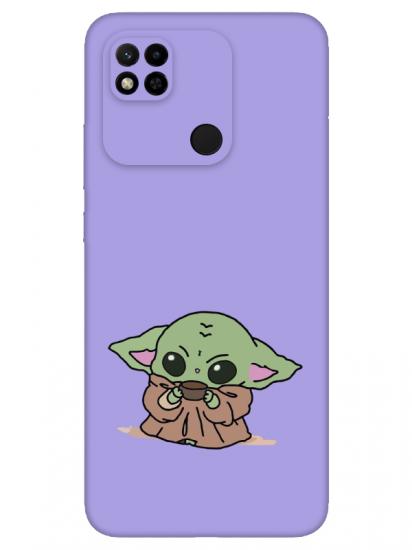 Redmi 10A Baby Yoda Lila Telefon Kılıfı