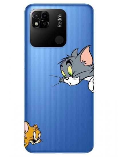 Redmi 10A Tom And Jerry Şeffaf Telefon Kılıfı