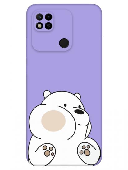 Redmi 10A Panda Lila Telefon Kılıfı