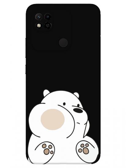 Redmi 10A Panda Siyah Telefon Kılıfı