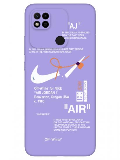 Redmi 10A Nike Air Lila Telefon Kılıfı