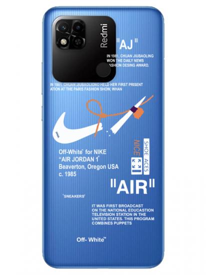 Redmi 10A Nike Air Şeffaf Telefon Kılıfı