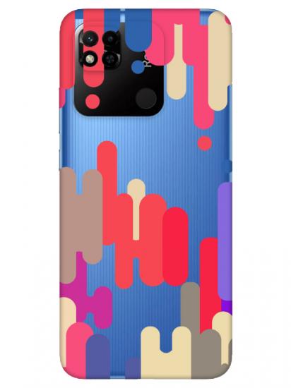 Redmi 10A Pop Art Şeffaf Telefon Kılıfı