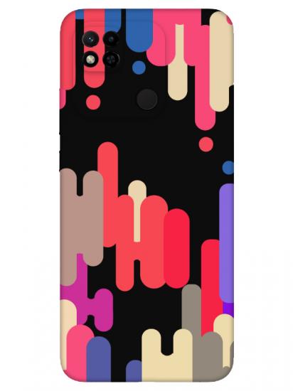 Redmi 10A Pop Art Siyah Telefon Kılıfı