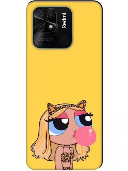 Redmi 10C Powerpuff Girls Sarı Telefon Kılıfı