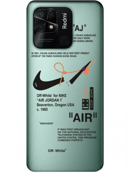 Redmi 10C Nike Air Şeffaf Telefon Kılıfı