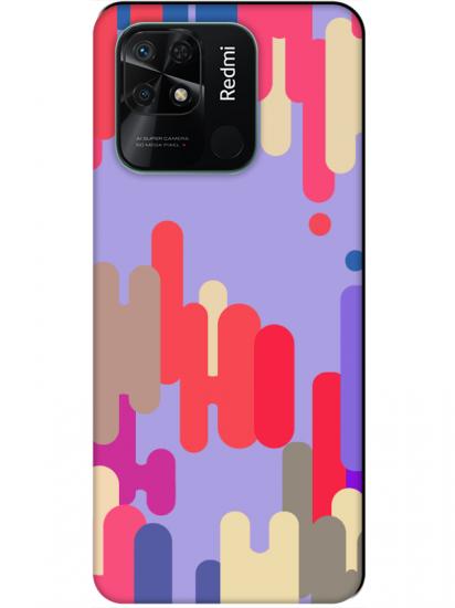 Redmi 10C Pop Art Lila Telefon Kılıfı