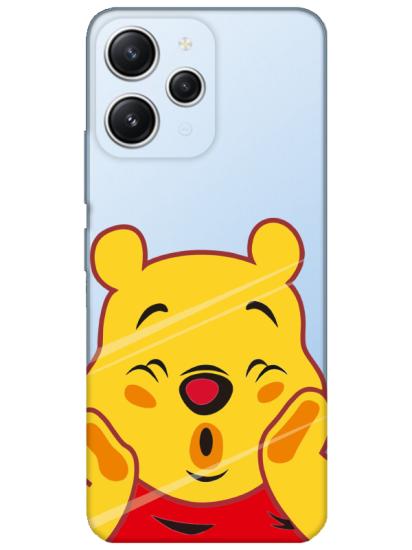 Redmi 12 Winnie The Pooh Şeffaf Telefon Kılıfı