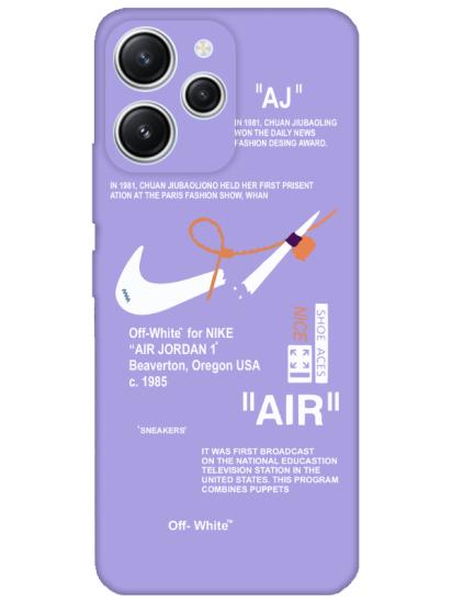 Redmi 12 Nike Air Lila Telefon Kılıfı