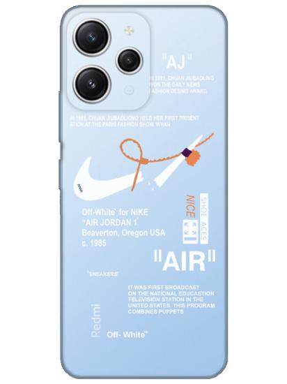 Redmi 12 Nike Air Şeffaf Telefon Kılıfı