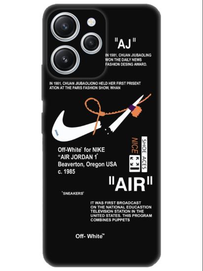 Redmi 12 Nike Air Siyah Telefon Kılıfı