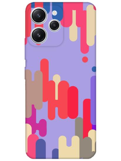 Redmi 12 Pop Art Lila Telefon Kılıfı