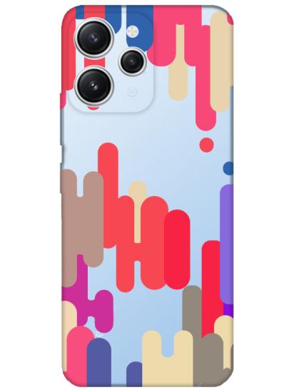 Redmi 12 Pop Art Şeffaf Telefon Kılıfı