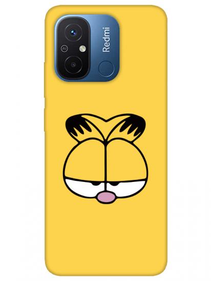 Redmi 12C Garfield Sarı Telefon Kılıfı