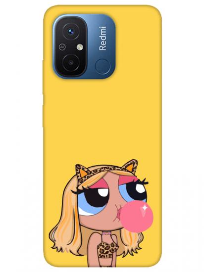 Redmi 12C Powerpuff Girls Sarı Telefon Kılıfı