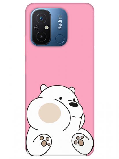 Redmi 12C Panda Pembe Telefon Kılıfı