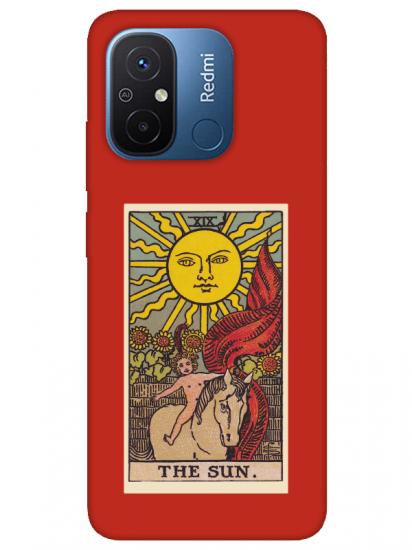 Redmi 12C The Sun Kırmızı Telefon Kılıfı