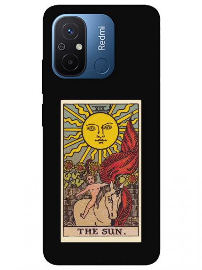 Redmi 12C The Sun Siyah Telefon Kılıfı