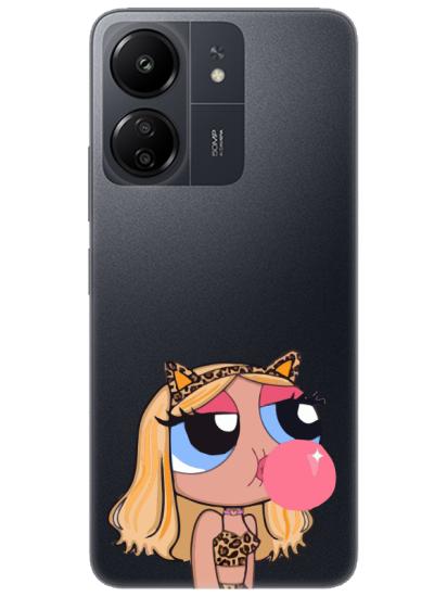 Redmi 13C Powerpuff Girls Şeffaf Telefon Kılıfı