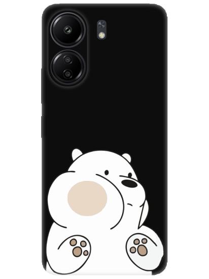 Redmi 13C Panda Siyah Telefon Kılıfı