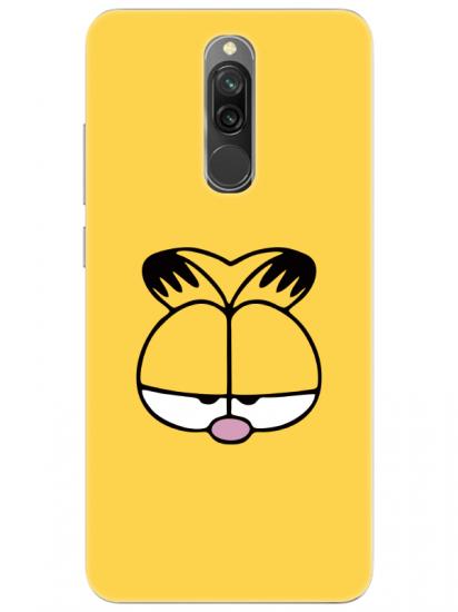 Redmi 8 Garfield Sarı Telefon Kılıfı