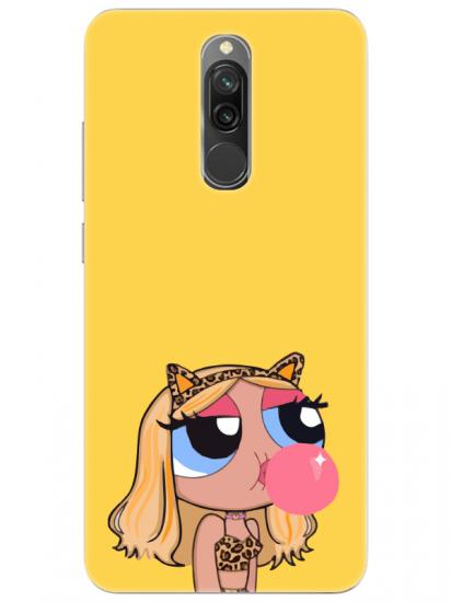 Redmi 8 Powerpuff Girls Sarı Telefon Kılıfı