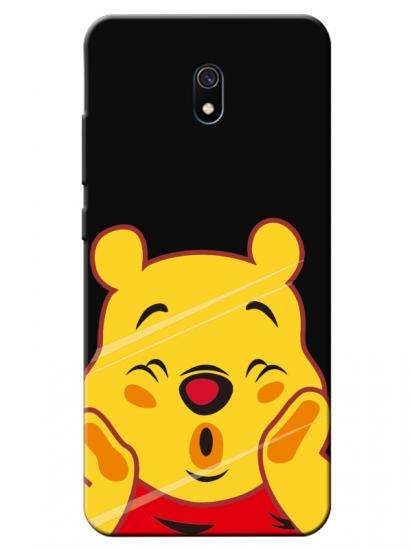 Redmi 8A Winnie The Pooh Siyah Telefon Kılıfı