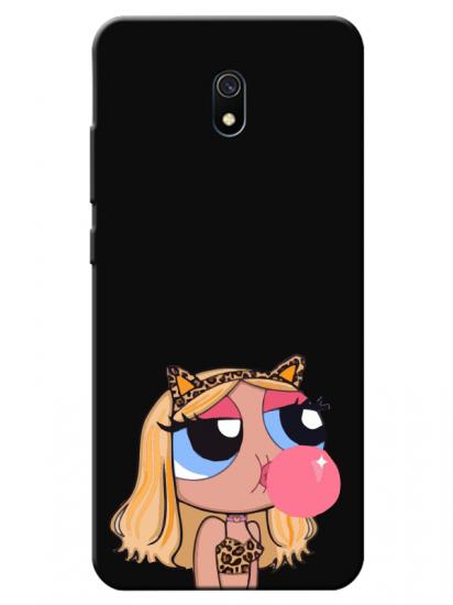 Redmi 8A Powerpuff Girls Siyah Telefon Kılıfı