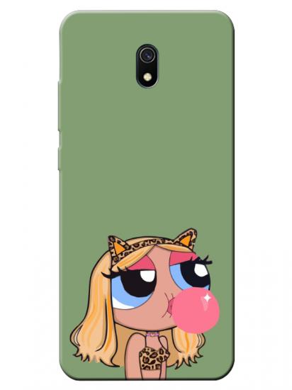 Redmi 8A Powerpuff Girls Yeşil Telefon Kılıfı