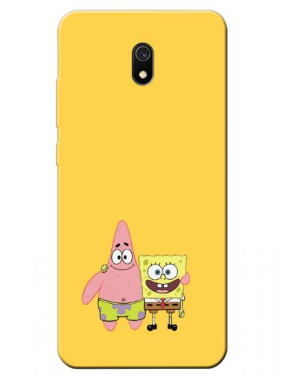 Redmi 8A Sünger Bob Ve Patrickstar Sarı Telefon Kılıfı