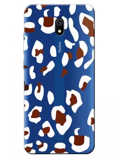 Redmi 8A Leopar Desen Şeffaf Telefon Kılıfı