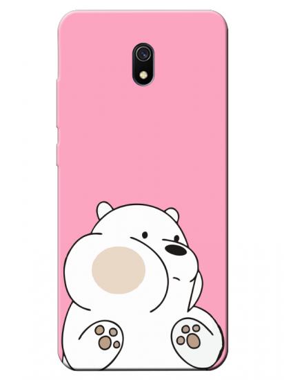 Redmi 8A Panda Pembe Telefon Kılıfı