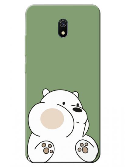 Redmi 8A Panda Yeşil Telefon Kılıfı