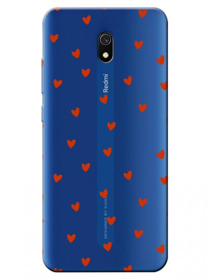 Redmi 8A Minik Kalpler Şeffaf Telefon Kılıfı