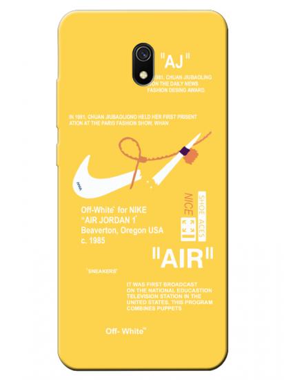 Redmi 8A Nike Air Sarı Telefon Kılıfı