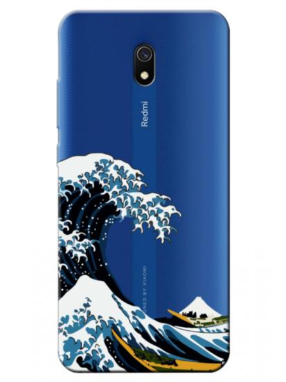 Redmi 8A Kanagawa Şeffaf Telefon Kılıfı