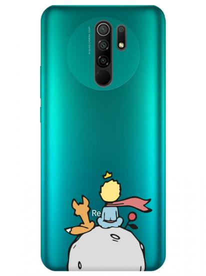 Redmi 9 Küçük Prens Şeffaf Telefon Kılıfı