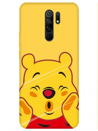 Redmi 9 Winnie The Pooh Sarı Telefon Kılıfı