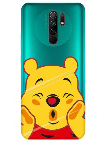 Redmi 9 Winnie The Pooh Şeffaf Telefon Kılıfı