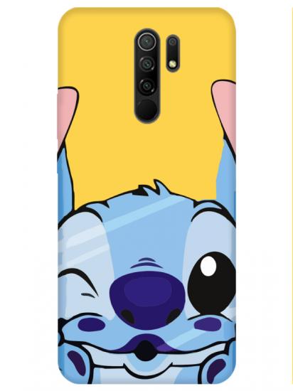 Redmi 9 Stitch Sarı Telefon Kılıfı