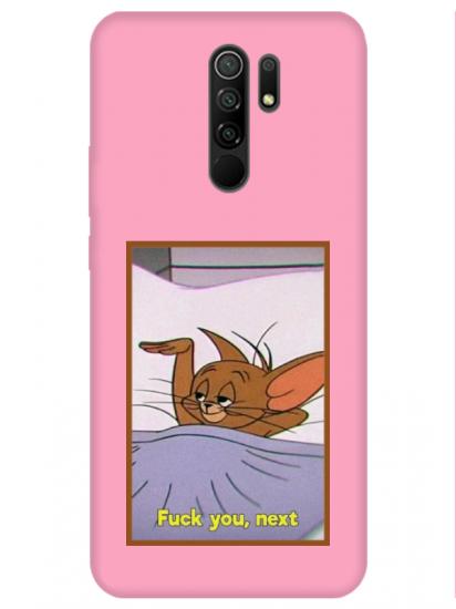 Redmi 9 Jerry Pembe Telefon Kılıfı